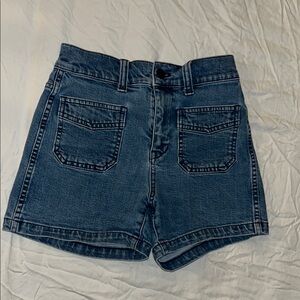 Classic Blue Denim Women's Shorts